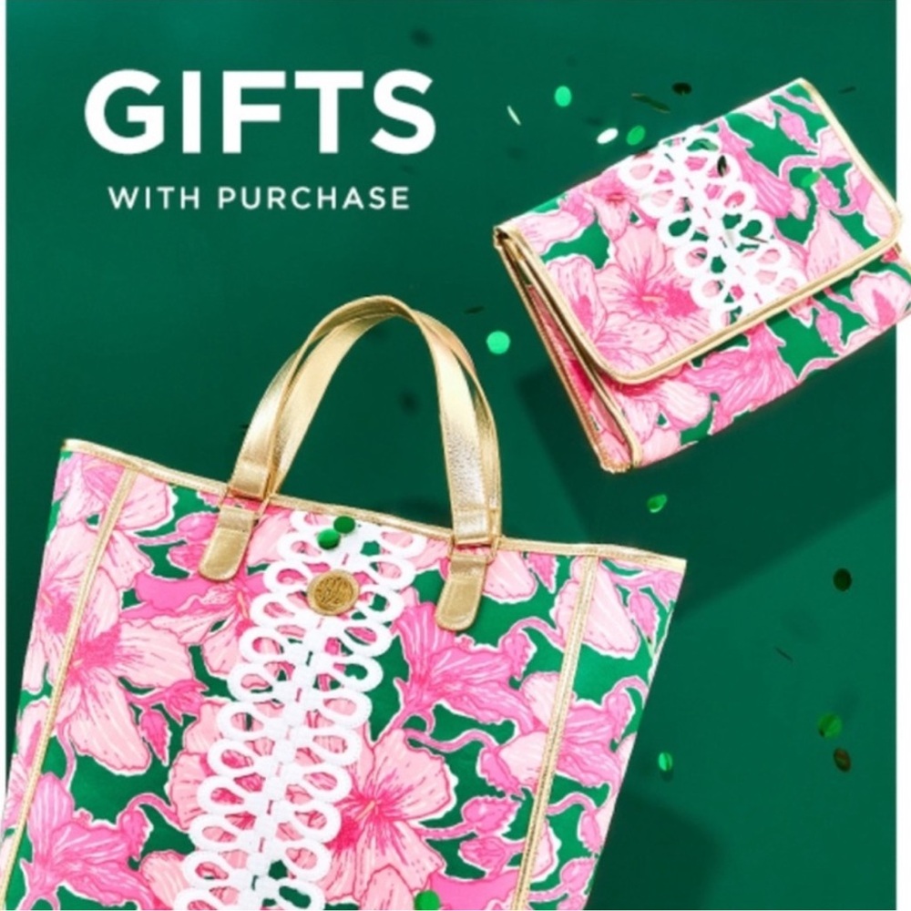 Lilly Pulitzer Tote Bag and Clutch Set NWT - Picture 13 of 13